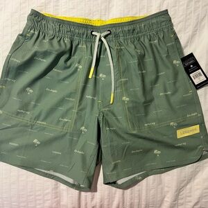 LEGENDS Green Saylor Swim Shorts for Men